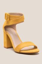 Francesca Inchess Chinese Laundry Bahia Double Ankle Wrap Heel - Yellow