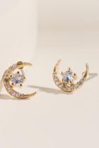 Francesca's Kristie Star Stud Earrings - Crystal