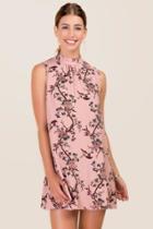 Alya Jennie Floral Shift Dress - Rose