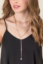 Francesca Inchess Libby Layered Lariat Necklace - Gold
