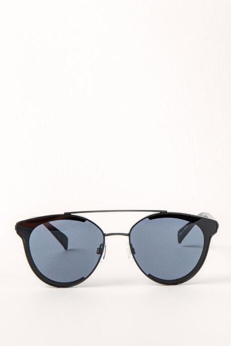 Francesca's Quixote Aviator Sunglasses - Black
