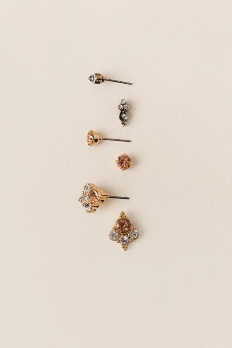 Francesca's Victorian Stud Earring Set - Multi