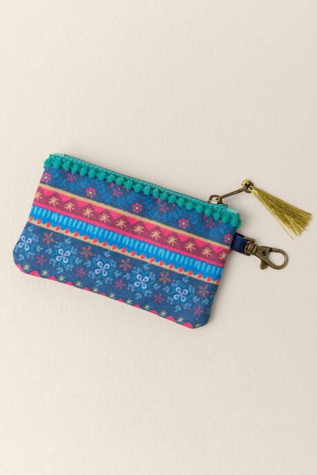 Francesca Inchess Fair Isle Natural Life Pouch Gift Box - Blue