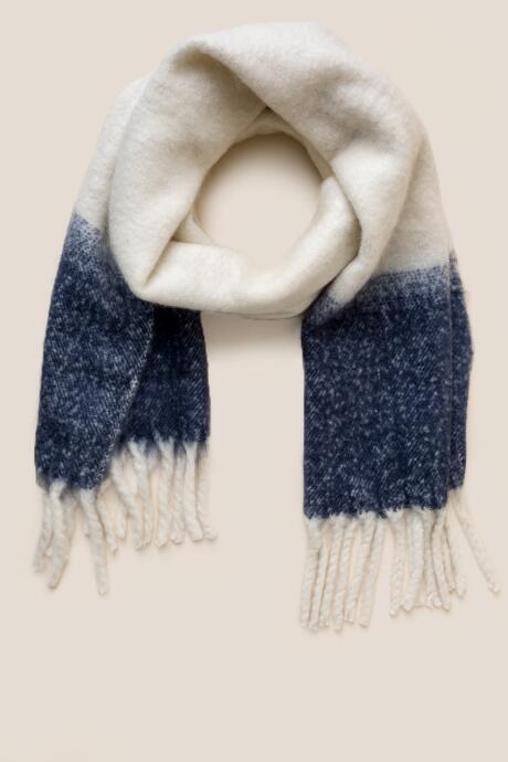 Francesca's Brinley Stripe Scarf - Ivory