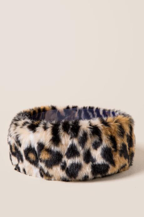Francesca's Julia Faux Fur Earband - Multi