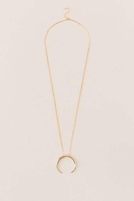 Francesca's Artemis Polished Crescent Necklace - Gold