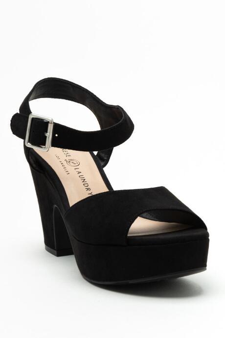 Chinese Laundry Z-bianca Platform Block Heel - Black