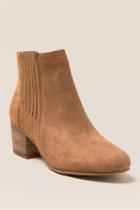 Francesca Inchess Rue Basic Ankle Boot - Tan