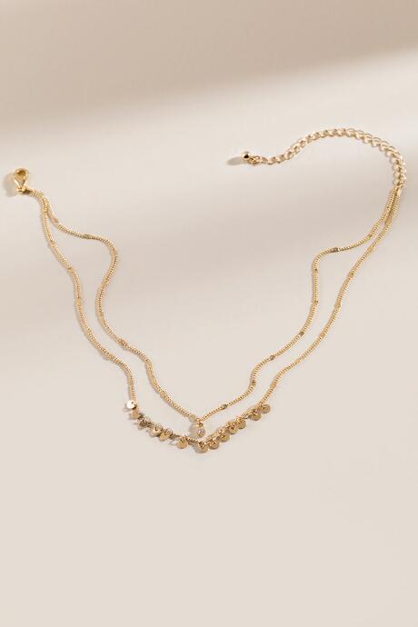 Francesca's Daleyza Layered Choker - Gold