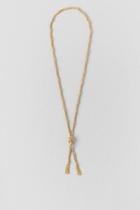 Francesca's Oslo Knotted Chain Necklace - Gold