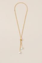 Francesca Inchess Elisa Pearl Chain Wrap Necklace - Pearl