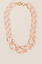 Francesca Inchess Brooke Resin Link Necklace In Blush - Blush