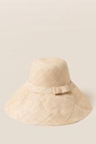 Francescas Addison Raffia Straw Hat In Natural - Natural