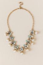 Francesca Inchess Kassidy Crystal Pearl Statement Necklace - Pearl