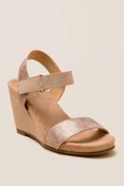 Cl By Laundry Trudy Metallic Wedge - Rose/gold