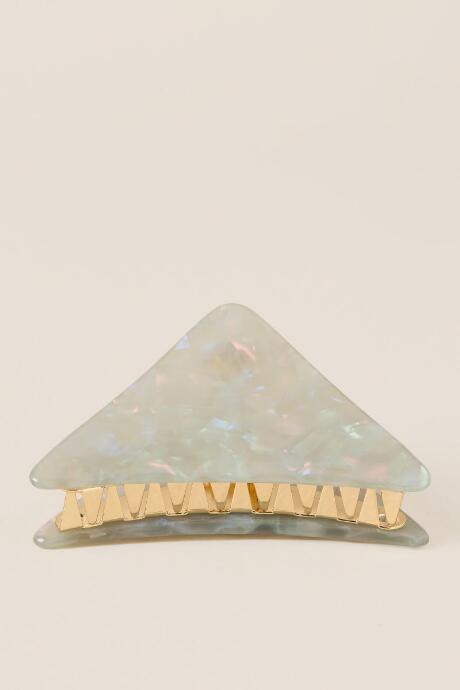 Francesca's Grace Iridescent Claw Clip - Oxford Blue