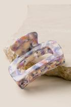 Francesca Inchess Kimberly Marbled Resin Hair Clip - Lavender