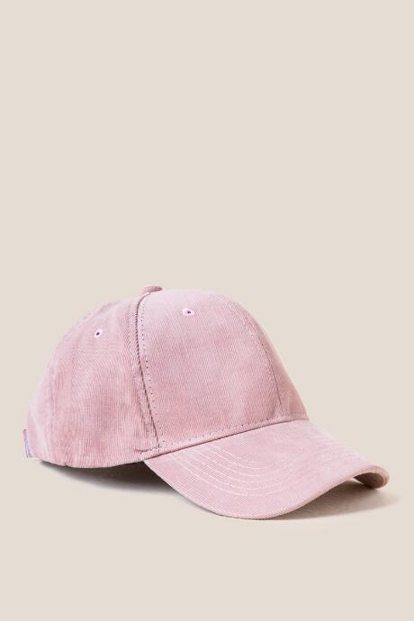 Francesca's Daylen Corduroy Baseball Cap - Pink