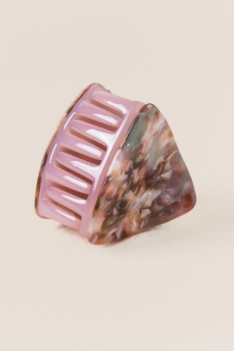 Francesca's Frida Abstract Hair Clip - Mauve