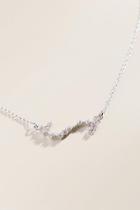 Francesca's Scorpio Constellation Pendant Necklace - Silver