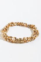 Francesca's Nina Beaded Delicate Bracelet - Champagne