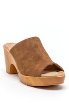 Cl By Laundry Allison Peep Toe Clog - Brown