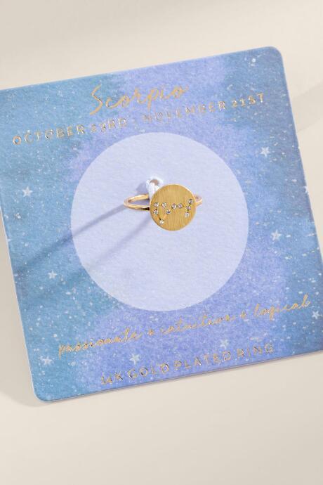 Francesca's Scorpio Constellation Ring - Gold