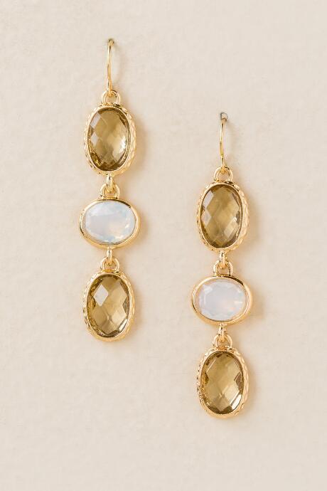 Francesca's Suki Linear Drop Earring - Multi