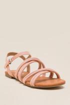 Francesca Inchess Report Gal Tubular Strap Gladiator Sandal - Blush
