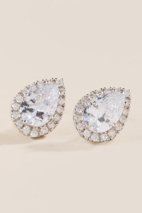 Francesca Inchess Manzanita Crystal Studs - Crystal