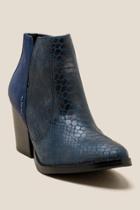 Francesca Inchess Not Rated Tarim Ankle Boot - Navy