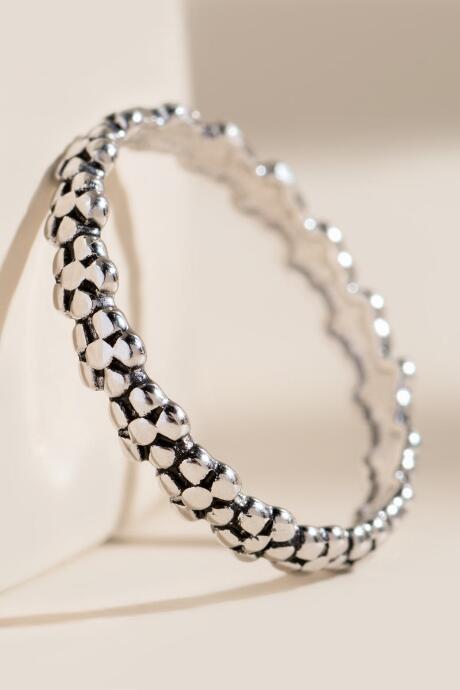 Francesca's Harper Sterling Floral Ring - Silver