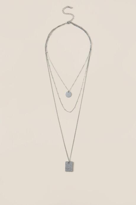 Francesca's Brea Layered Necklace In Silver - Silver