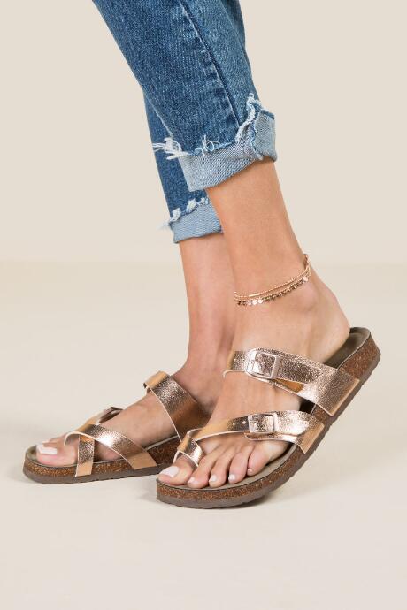 Francesca's Willa Gold Coin Anklet - Gold