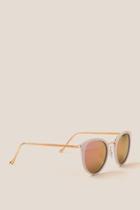Francesca's Soleil Round Sunglasses - Lavender