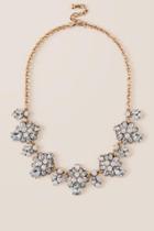 Francesca Inchess Marleigh Crystal Statement Necklace - Crystal