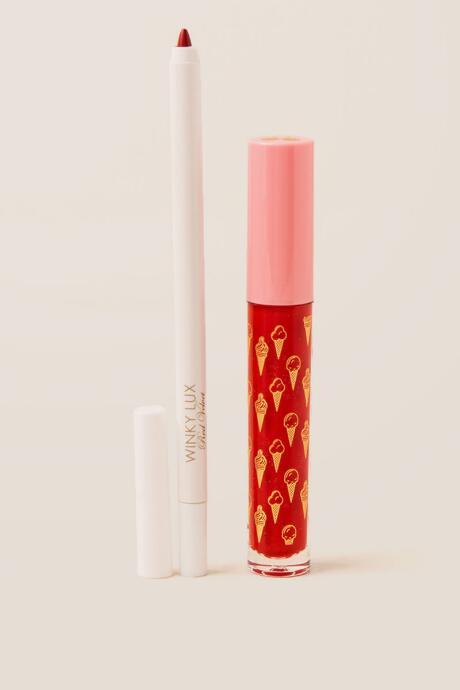 Francesca Inchess Winky Lux Kiss Kiss Proof Kit In Cherry