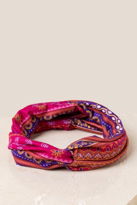 Francesca's Moriah Patterned Softwrap In Mauve - Mauve