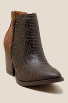 Francesca Inchess Not Rated Tarim Ankle Boot - Tan