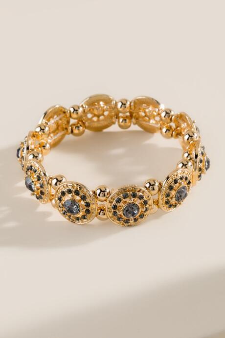 Francesca's Tara Stretch Filigree Bracelet - Silver