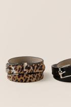 Francesca's Cali Leopard Belt Set - Leopard