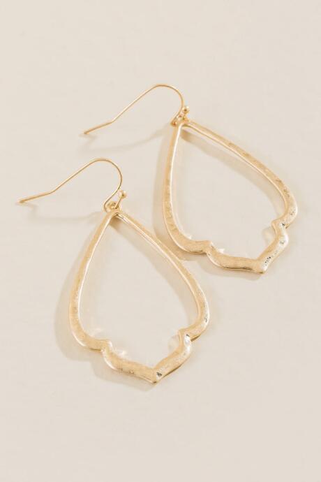 Francesca's Estelle Gold Drop Earrings - Gold