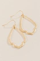 Francesca's Estelle Gold Drop Earrings - Gold