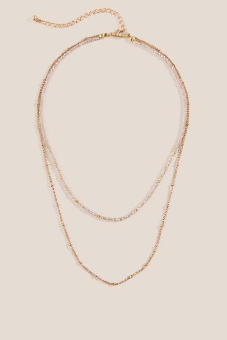 Francesca's Kennidi Layered Necklace - Ivory