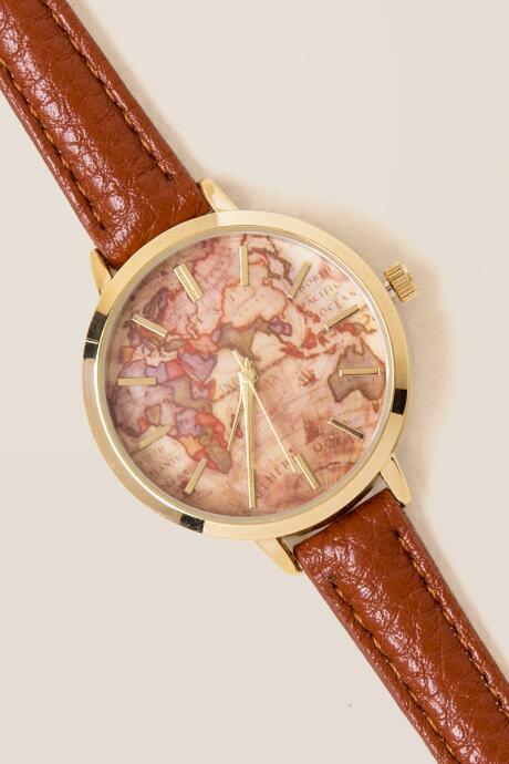 Francesca's Kennedy World Map - Cognac