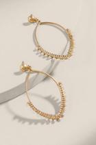 Francesca's Erika Beaded Drop Earrings - Ivory