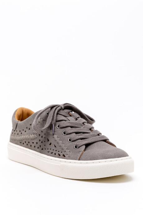 Indigo Rd. Irkadison Lazer Cuts Sneakers - Gray