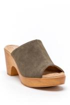 Cl By Laundry Allison Peep Toe Clog - Olive