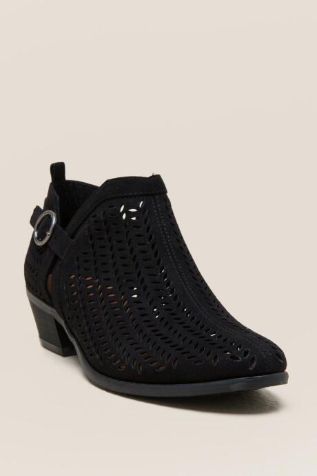 Francesca Inchess Tranquile Buckle Ankle Boot - Black