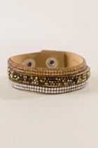 Francesca's Anya Metallic Wrap Bracelet - Multi